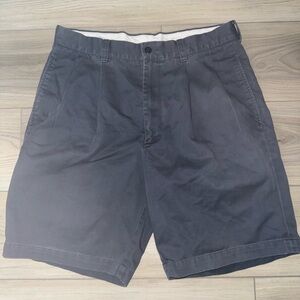Brooks Brothers Navy Flat Front Men Shorts